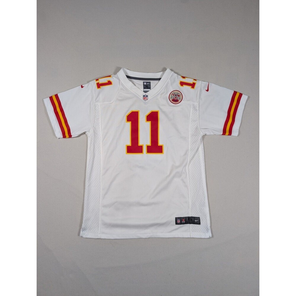 Nike On Field Kansas City KC Chiefs Jersey Alex Smith #11 Youth XL White NFL